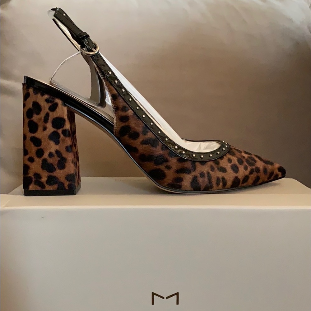 NEW Marc Fisher LTD Joily Calf Hair Slingback Pump